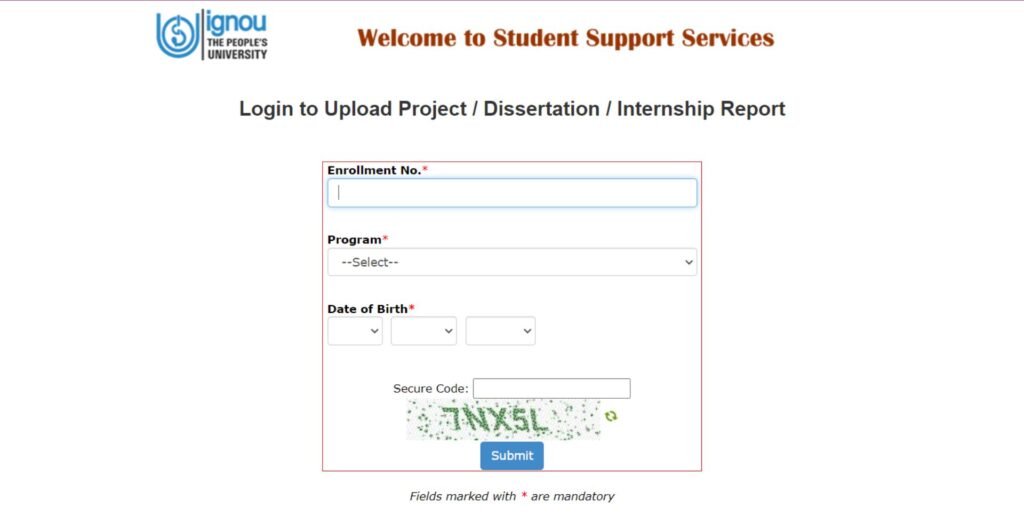 IGNOU project