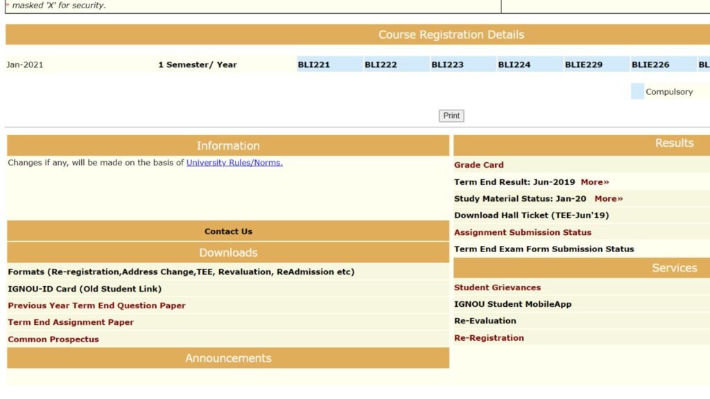 IGNOU Admission Status