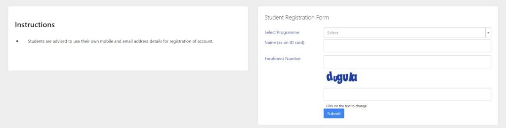 IGNOU Student portal