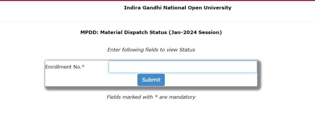 IGNOU study material